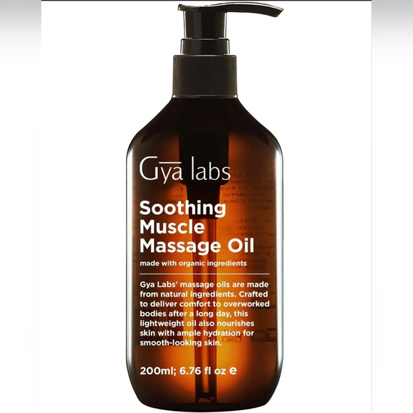 Soothing Massage Oil for Sore Muscles Peppermint Cinnamon 6.76 Oz - Picture 1 of 4